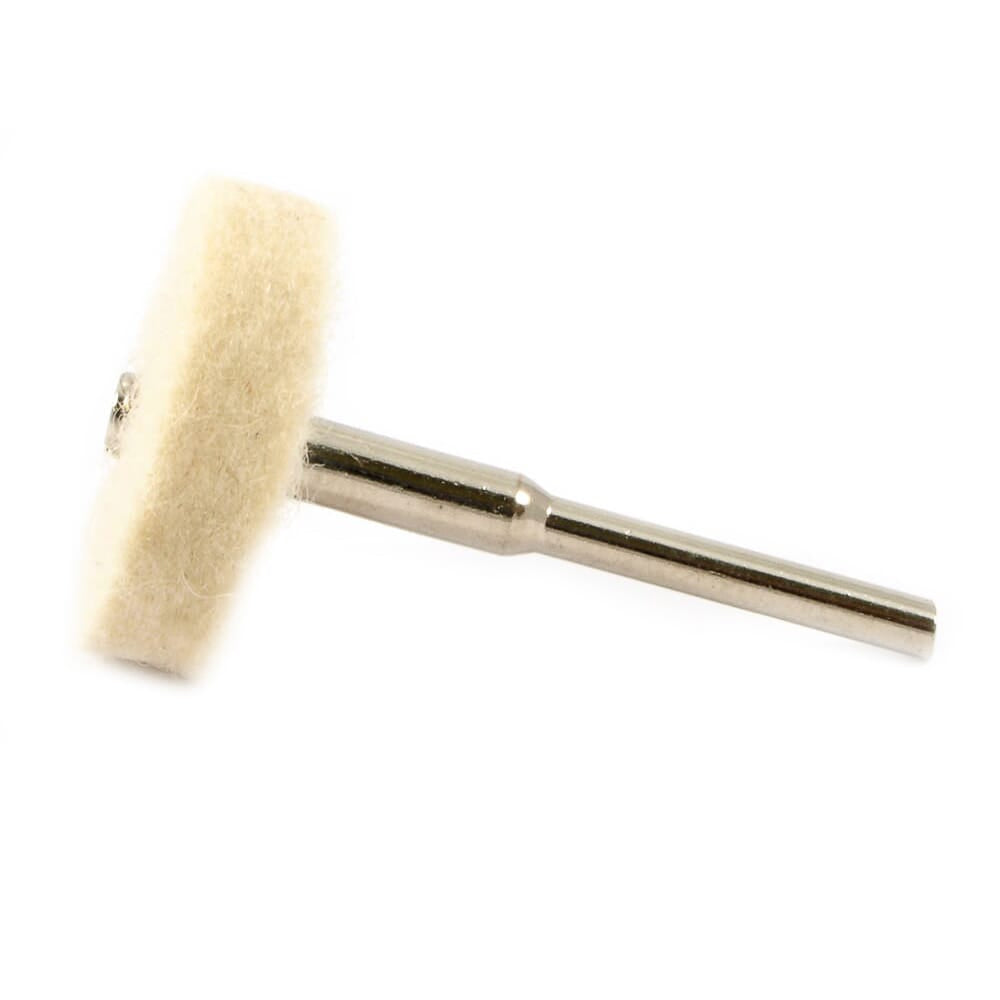 Polishing Wheel, Felt, 1 in x 1/8 in Shaft