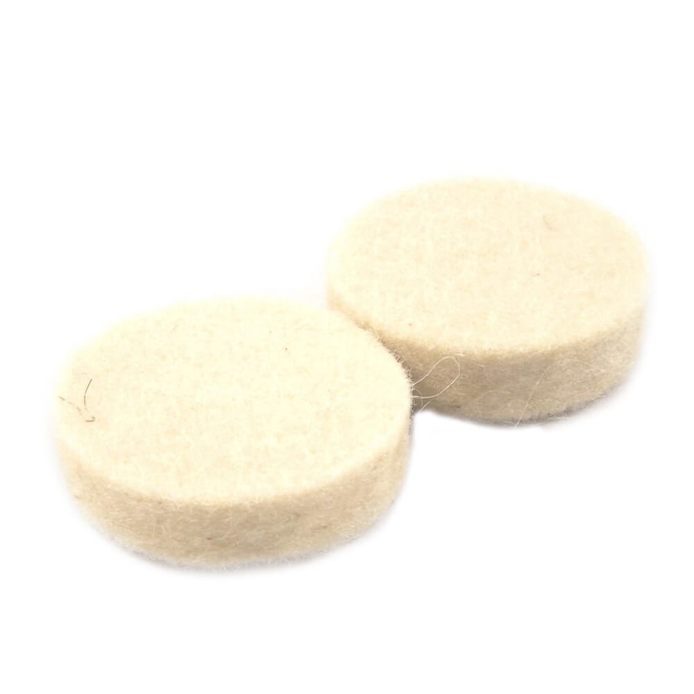 Polishing Wheel, Felt Replacement, 1 in (2-Pack)