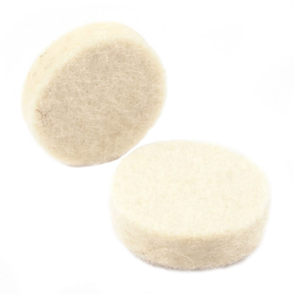 Polishing Wheel, Felt Replacement, 1 in (2-Pack)