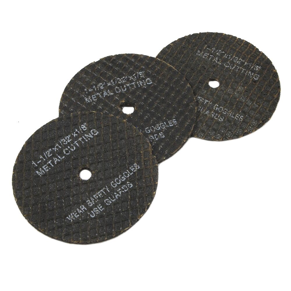 Cut-Off Wheels, Replacements 1-1/2 in, 3-Piece