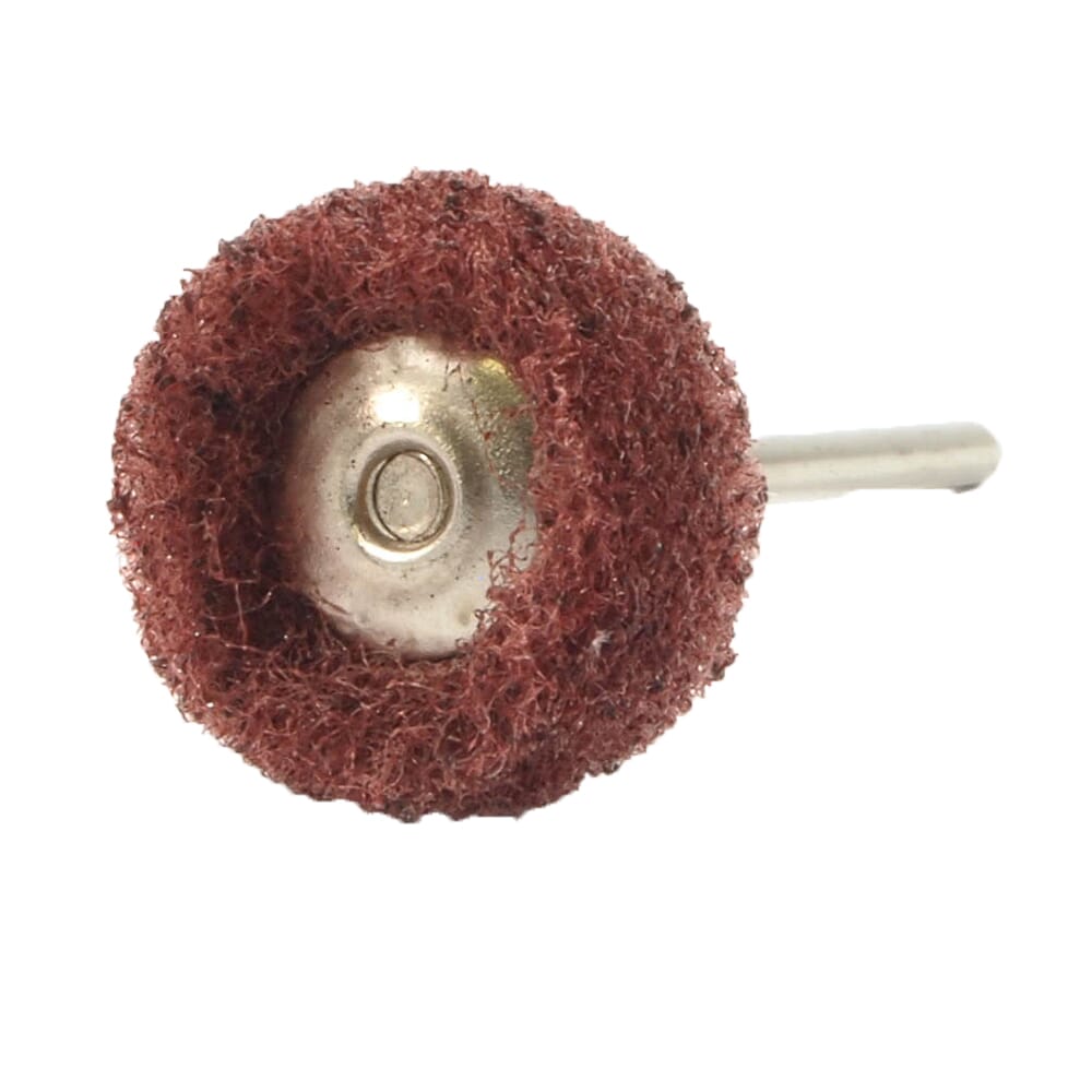 Satin Buffing Pad, 3/4 in with 3/32 in Shaft