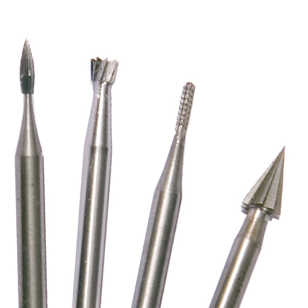 Steel Burr Set, 8-Piece, 1/8 in Shank