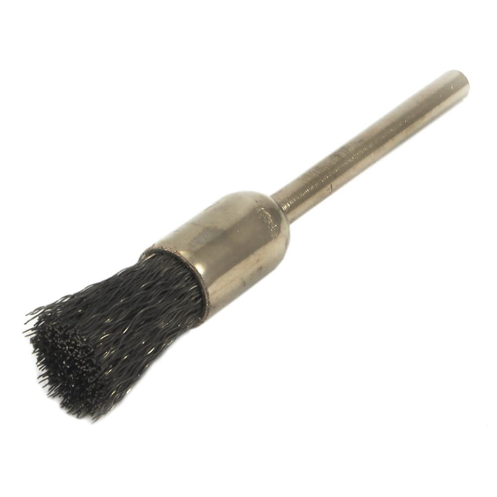3-Piece Bristle Wire Brush Set with 1/8 in Shank