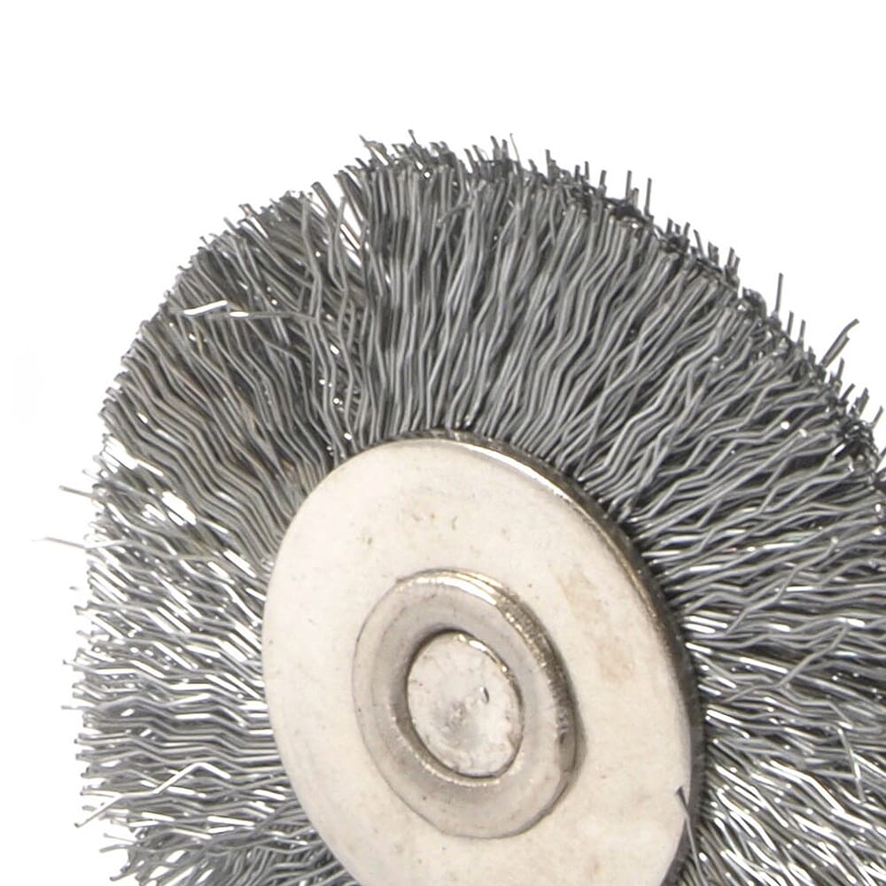2-Piece Wire Brush, Steel Set, 1 in
