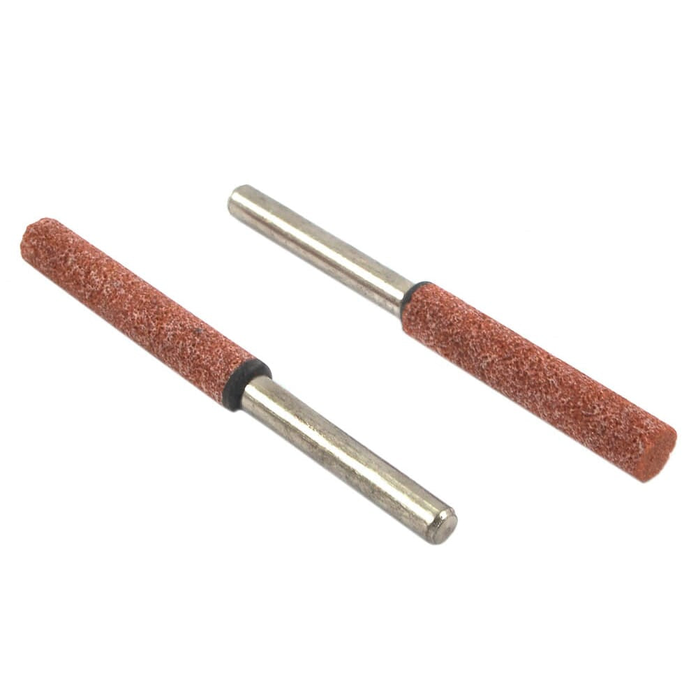 Chainsaw Sharpening Stone, 3/16 in x 1/8 in Shaft, 2-Pack