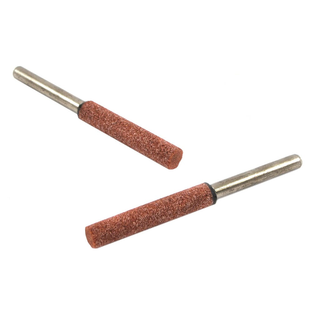 Chainsaw Sharpening Stone, 3/16 in x 1/8 in Shaft, 2-Pack