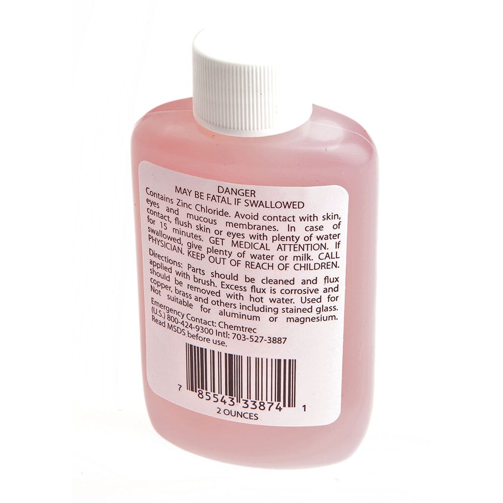 Water Soluble Liquid Flux, Rubyfluid, 2 Ounce