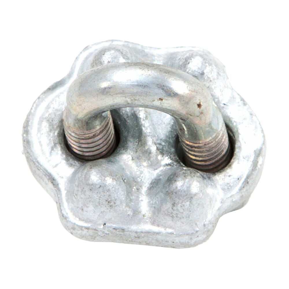 Wire Rope Clips, Forged Galvanized, 1/8 in
