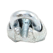 Wire Rope Clips, Zinc Plated, 1/16 in