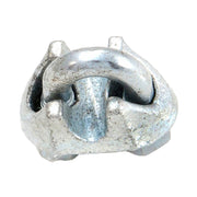 Wire Rope Clips, Zinc Plated, 1/8 in