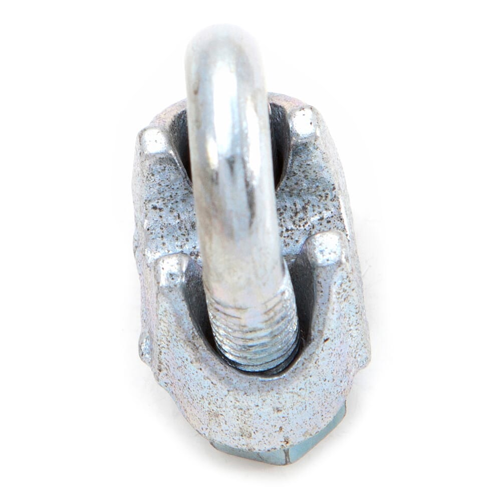 Wire Rope Clips, Zinc Plated, 5/16 in