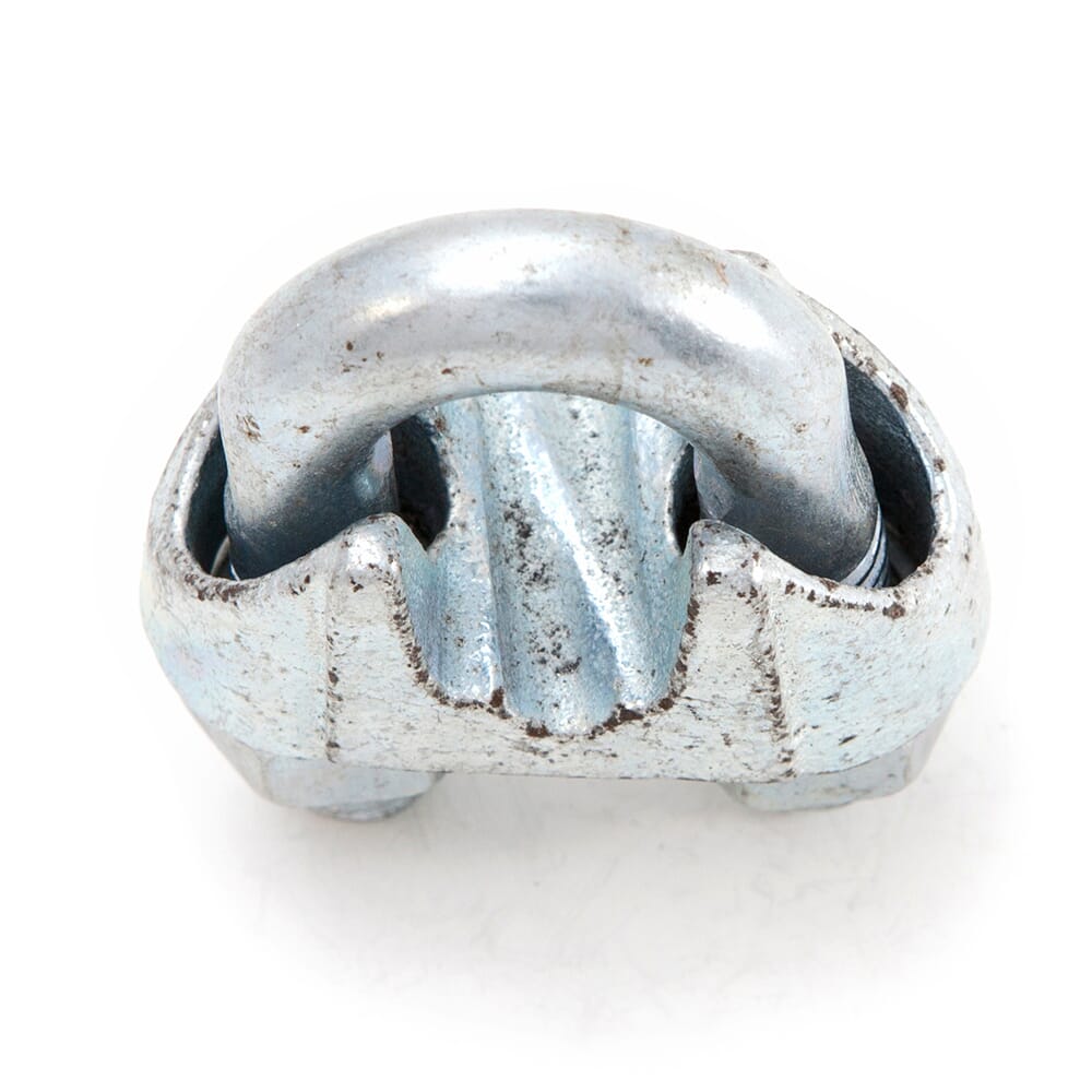 Wire Rope Clips, Zinc Plated, 1/2 in