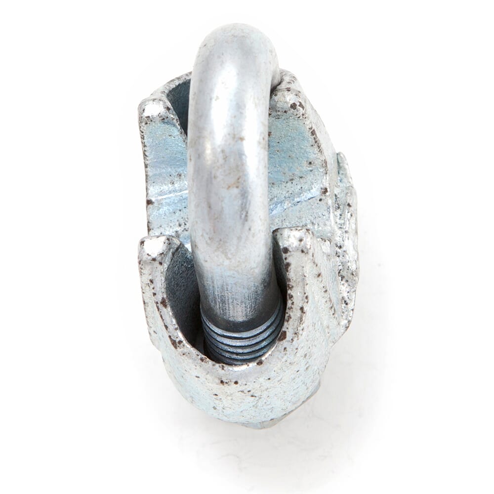 Wire Rope Clips, Zinc Plated, 1/2 in