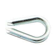 Wire Rope Thimble, Zinc Plated, 1/4 in