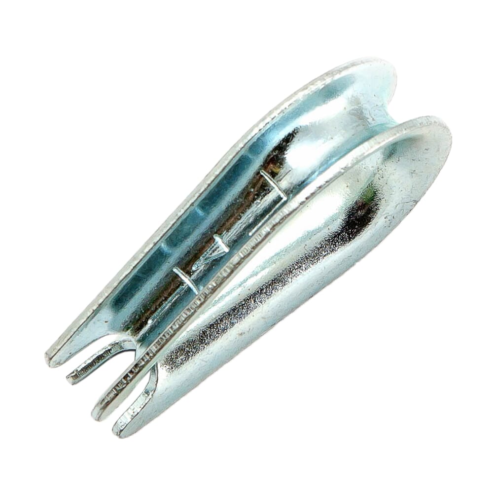 Wire Rope Thimble, Zinc Plated, 1/4 in