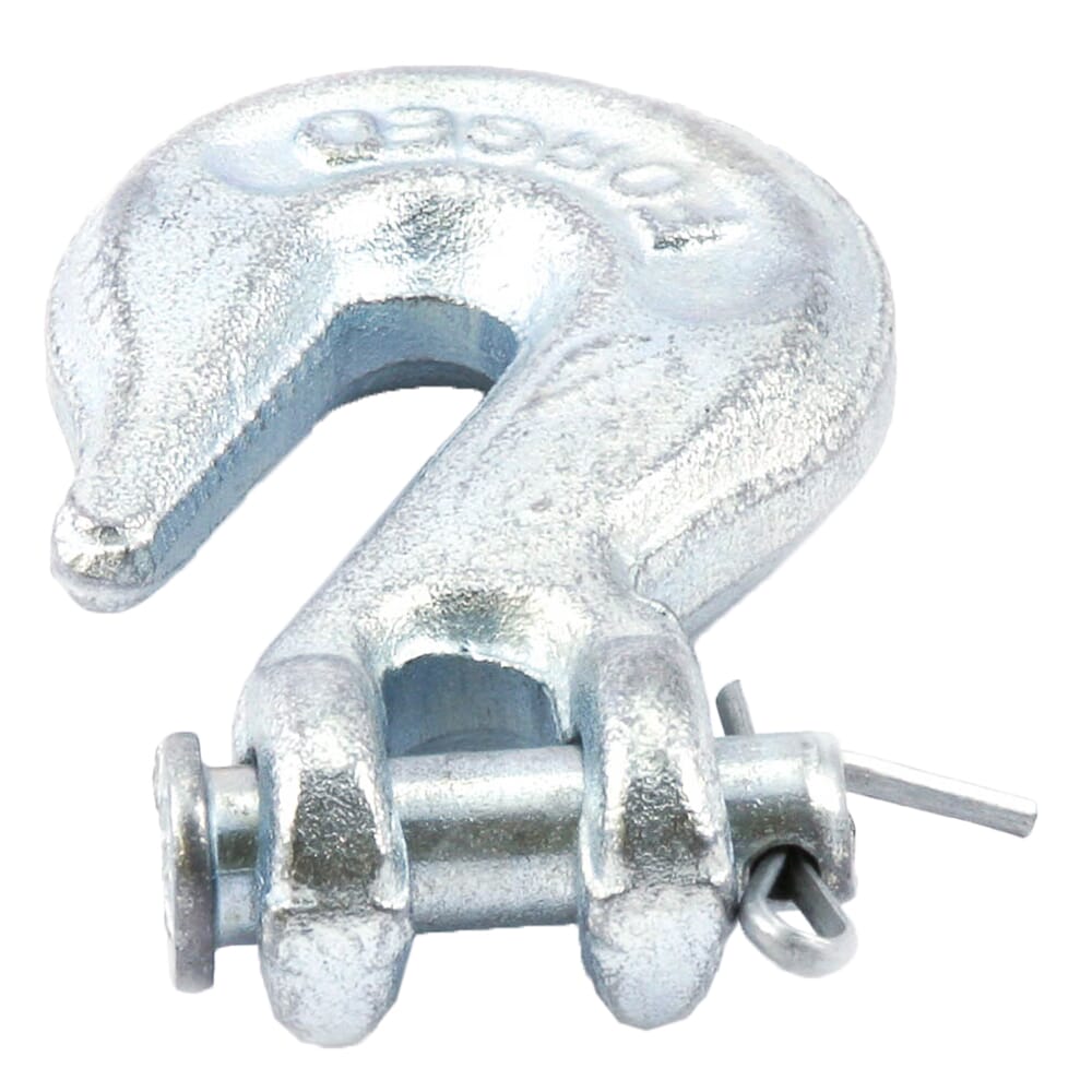 Clevis Grab Hook, Forged Galvanized, 1/4 in