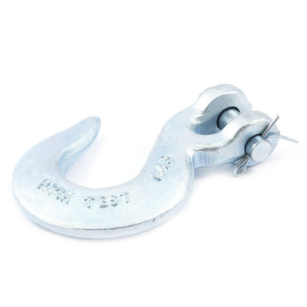 Forney Clevis Slip Hook forged galvanized High Test 5/16 in with clevis pin and cotter key