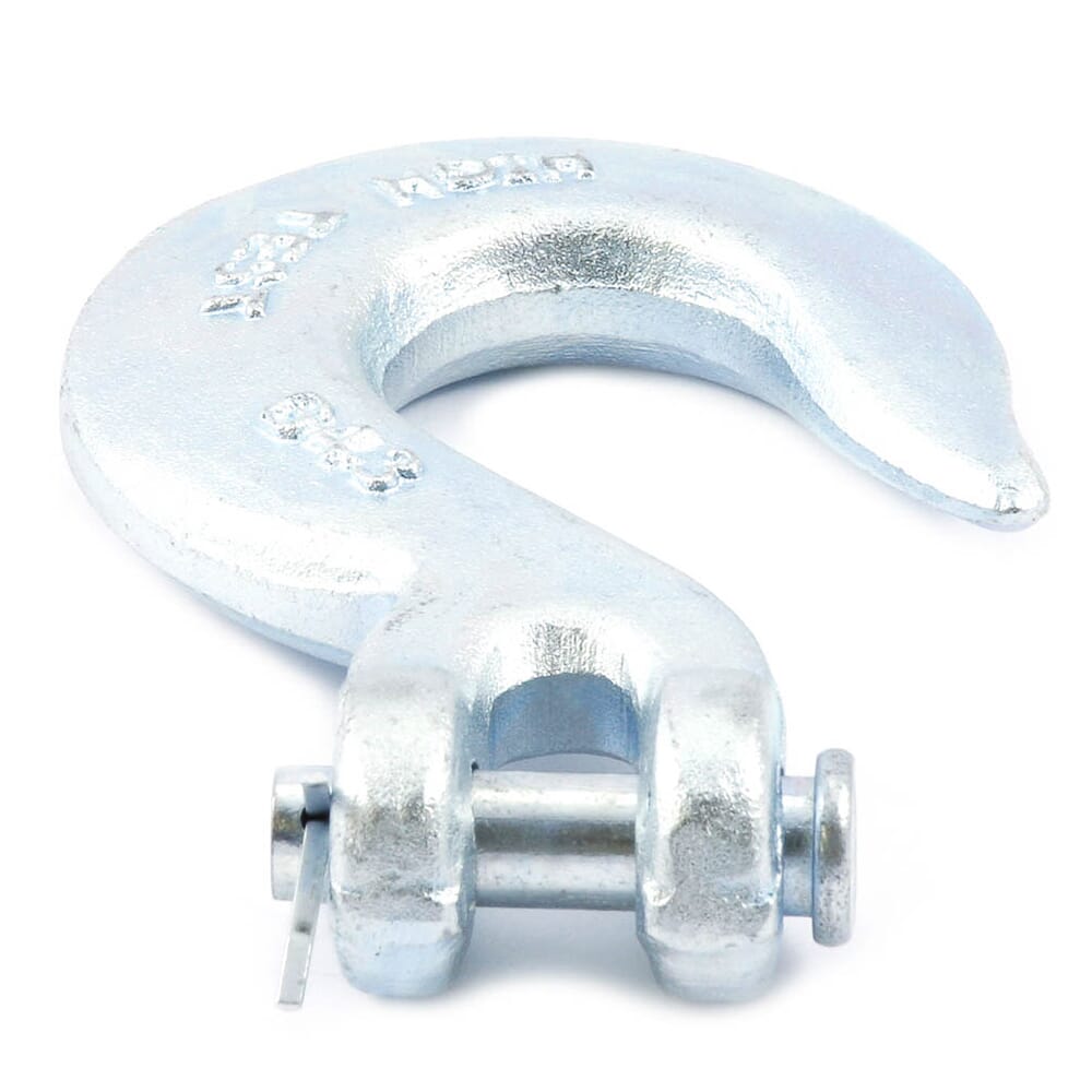 Clevis Slip Hook, Forged Galvanized, 5/16 in