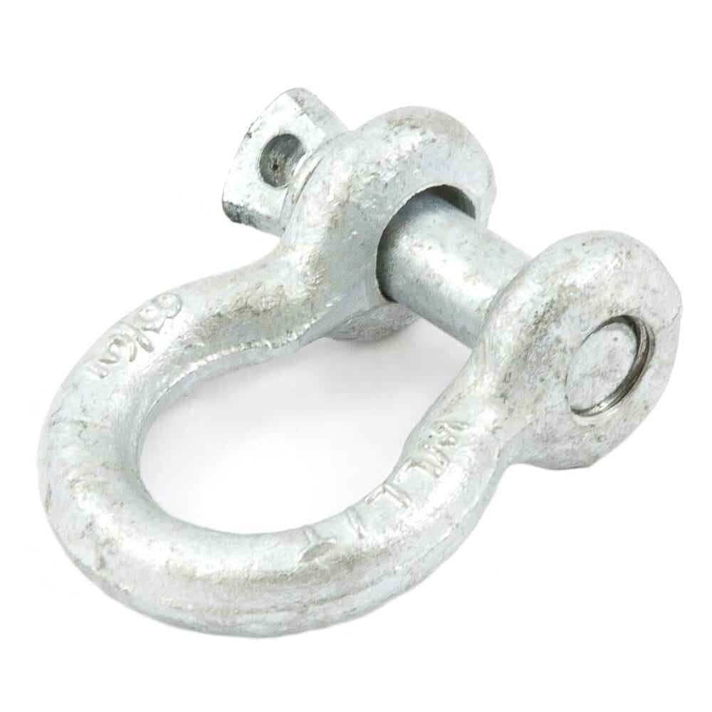 Anchor Shackle, Screw Pin, 3/8 in