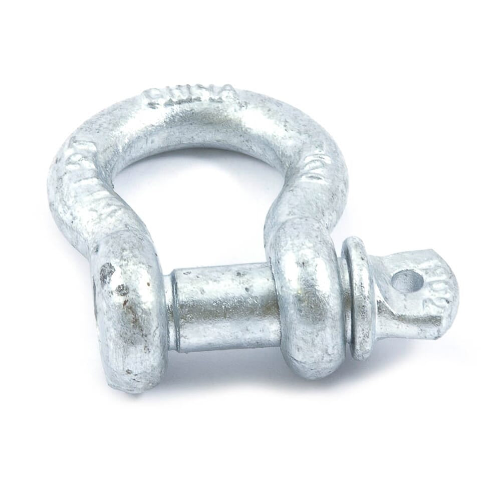 Anchor Shackle, Screw Pin, 1/2 in