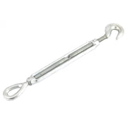 Turnbuckle, 3/8 in x 6 in, Hook and Eye Galvanized