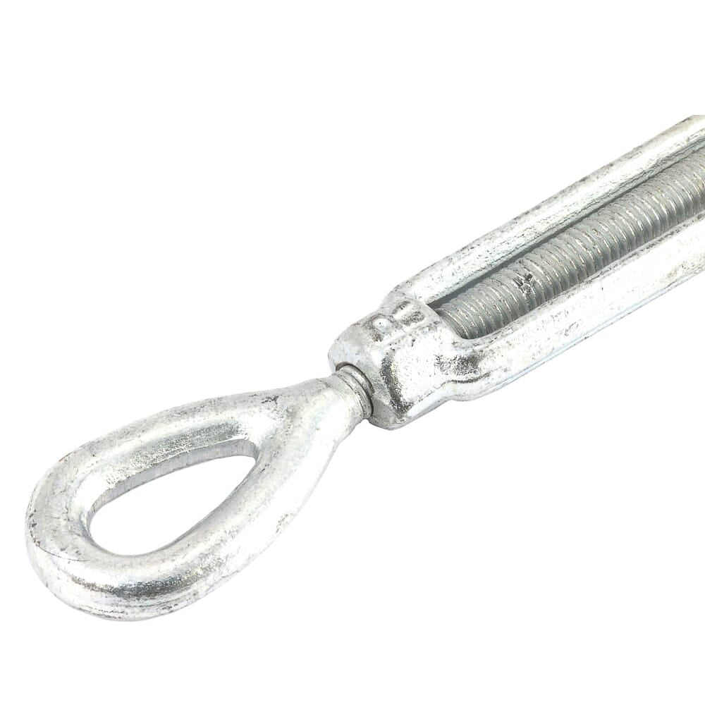 Turnbuckle, 3/8 in x 6 in, Hook and Eye Galvanized