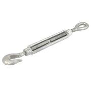 Turnbuckle, 1/2 in x 6 in, Hook and Eye Galvanized