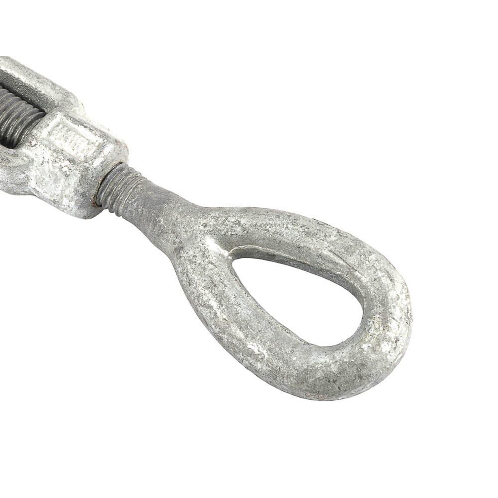 Turnbuckle, 1/2 in x 6 in, Hook and Eye Galvanized