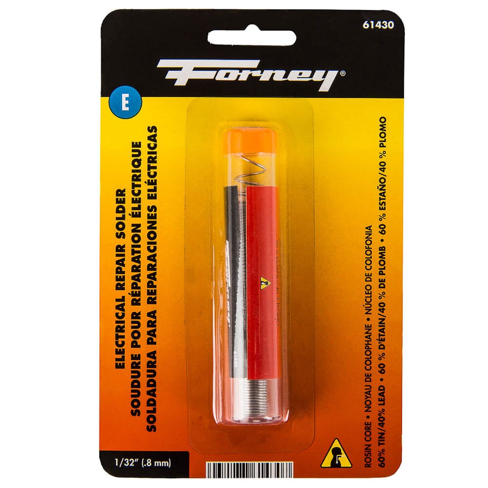 Solder, Electrical Repair, Rosin Core, 1/32 in, .3 Ounce