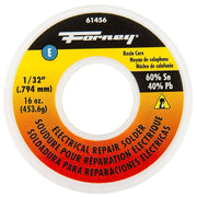 Solder, Electrical Repair, Rosin Core, 1/32 in, 16 Ounce