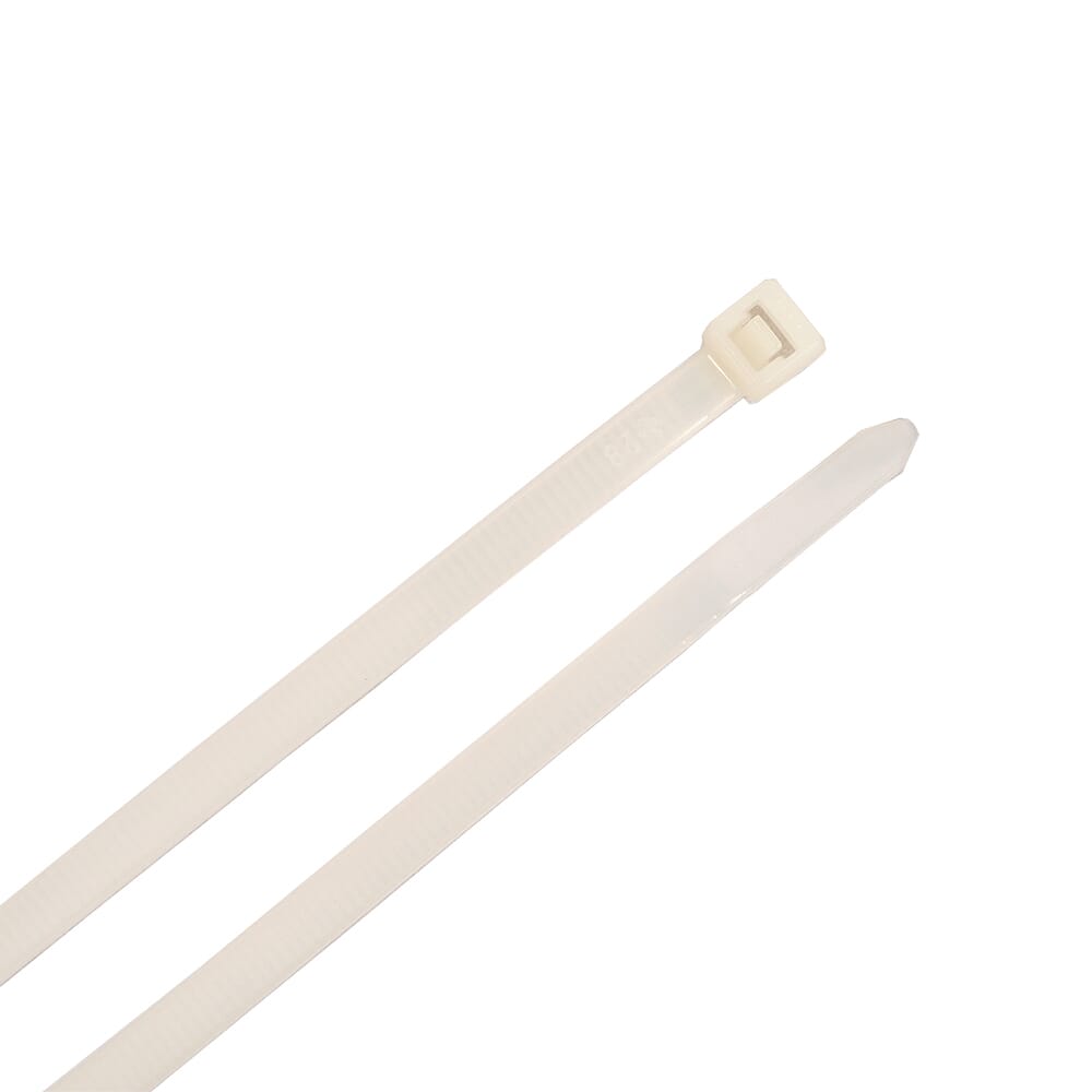Cable Ties, 8 in Natural Standard Duty, 25-Pack