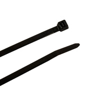 Cable Ties, 8 in Black Standard Duty, 25-Pack