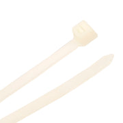 Cable Ties, 14-1/2 in Natural Heavy-Duty, 100-Pack