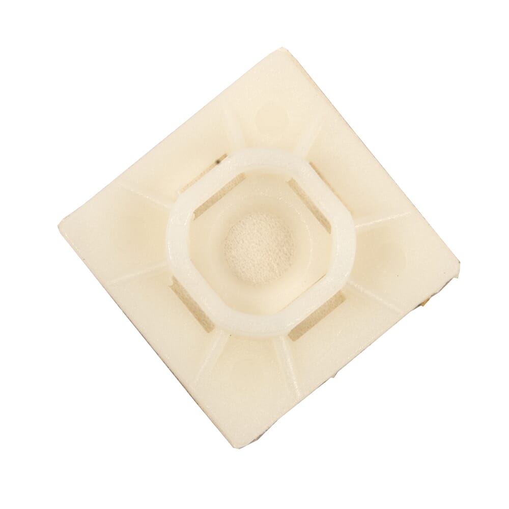 Natural 18-50 Pound Adhesive or Screw Mounts, 25-Pack