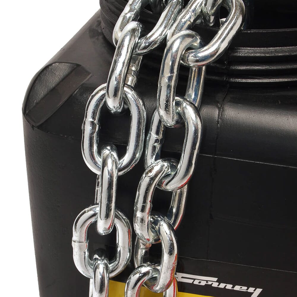 Grade 30 (G30) Proof Coil Chain, Zinc-Plated, 1/4 in x 141ft