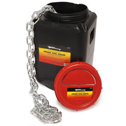 Grade 30 (G30) Proof Coil Chain, Zinc-Plated, 5/16 in x 92ft