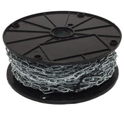Double Loop Chain, Zinc-Plated, Number 3 x 100ft