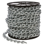 Twist Link Machine Chain, Zinc-Plated, Number 2/0 x 100ft