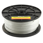 Wire Rope, Vinyl Coated, 1/8 in - 3/16 in x 250ft