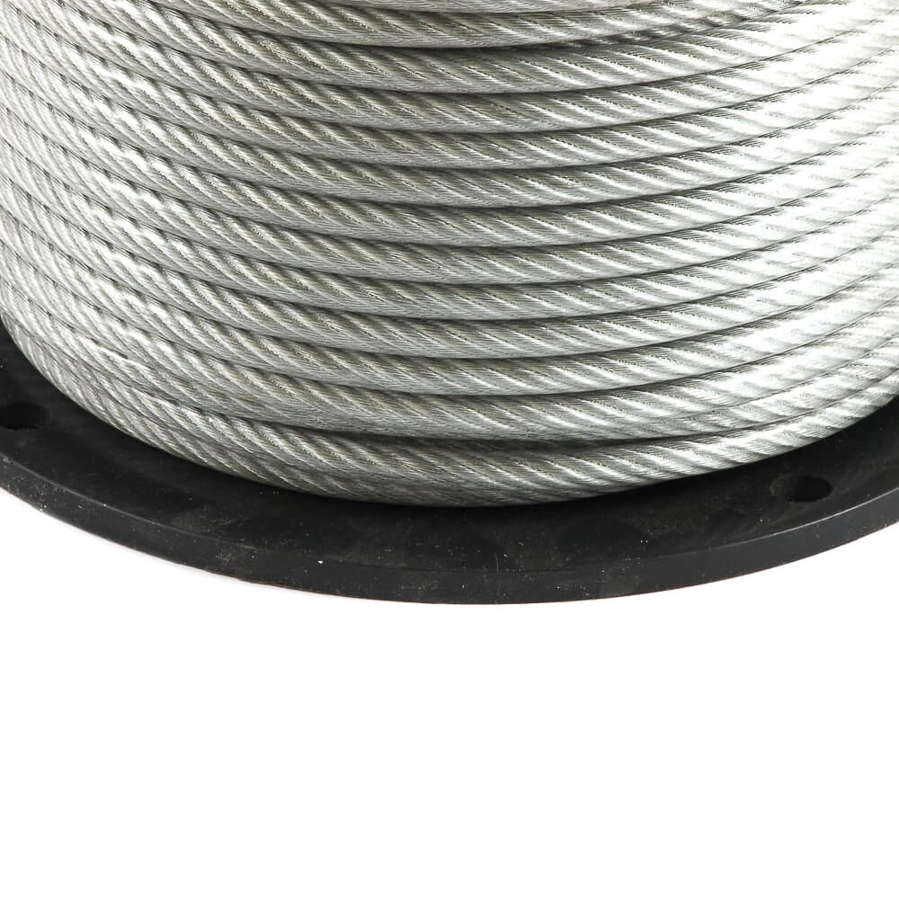 Wire Rope, Vinyl Coated, 3/16 in - 1/4 in x 250ft