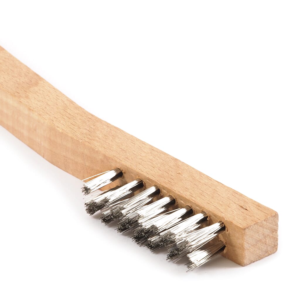 Scratch Brush, Stainless Steel, 3 x 7 Rows