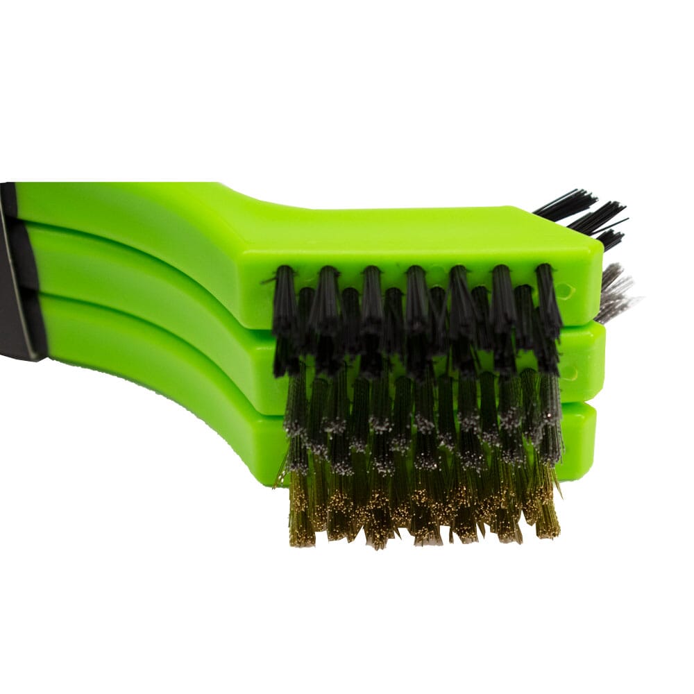 Scratch Brush with Plastic Handle, Combo 3-Pack