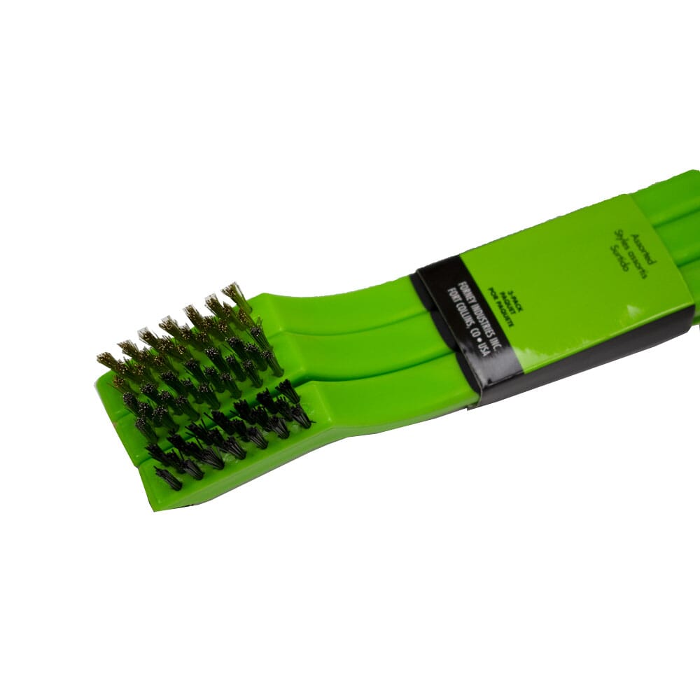 Scratch Brush with Plastic Handle, Combo 3-Pack