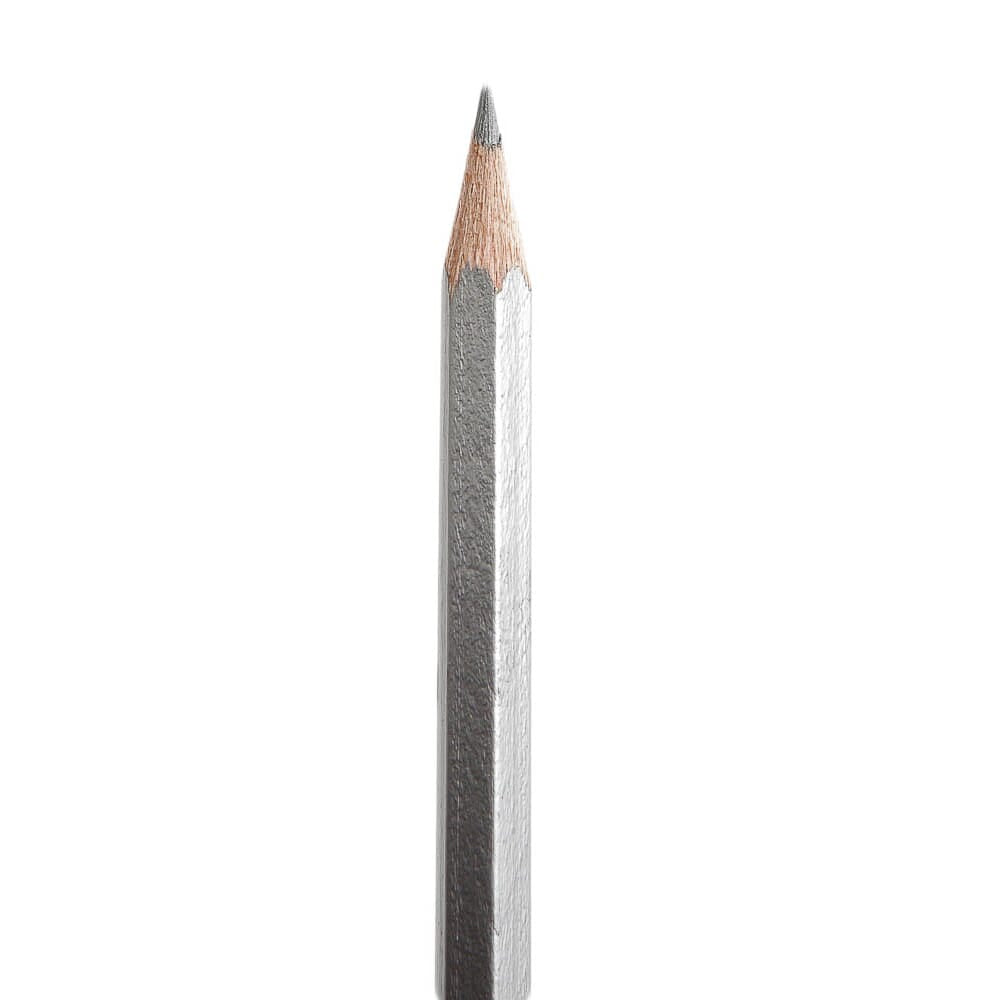 Silver Lead Pencil, 2-Pack