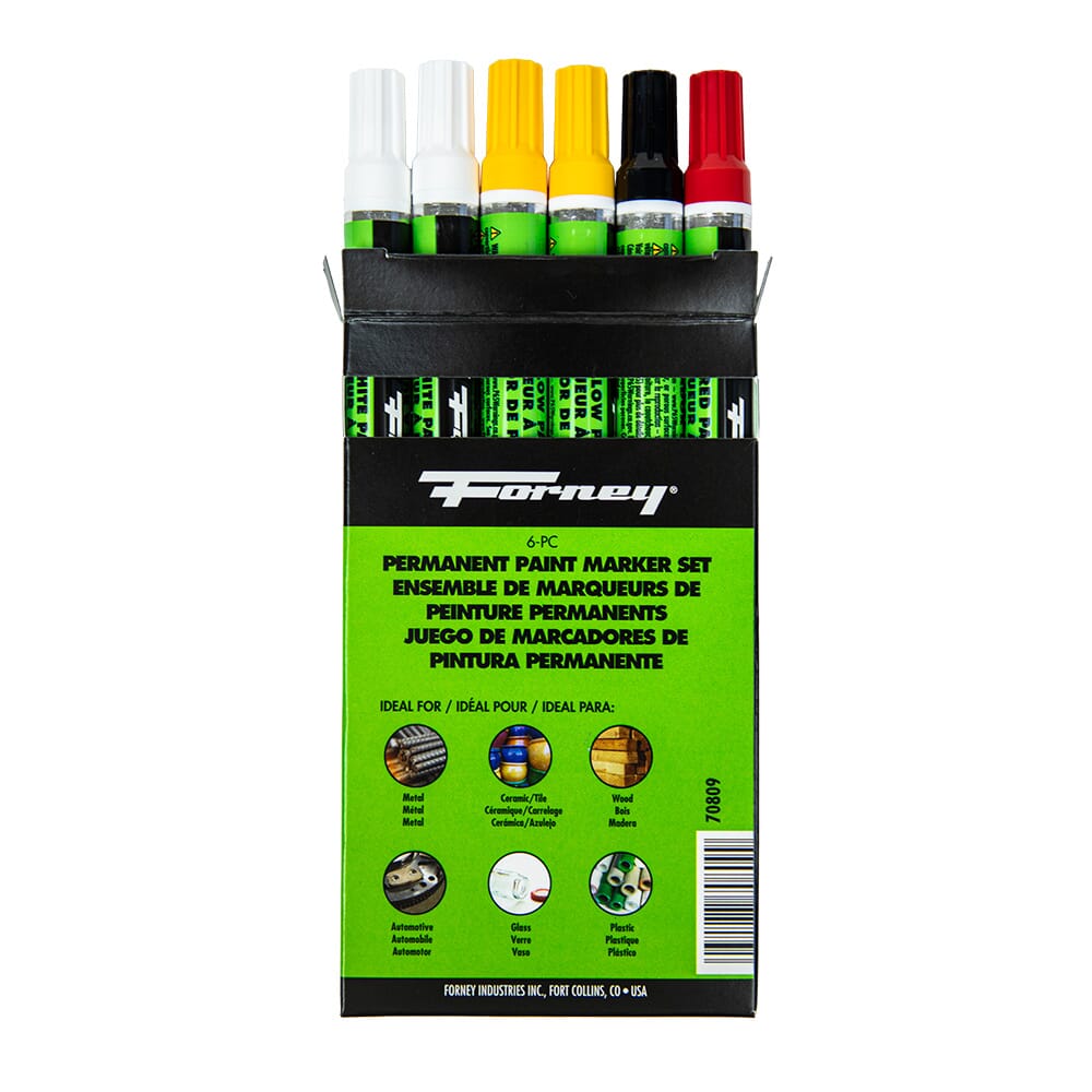 Paint Marker Kit, 6-Pack