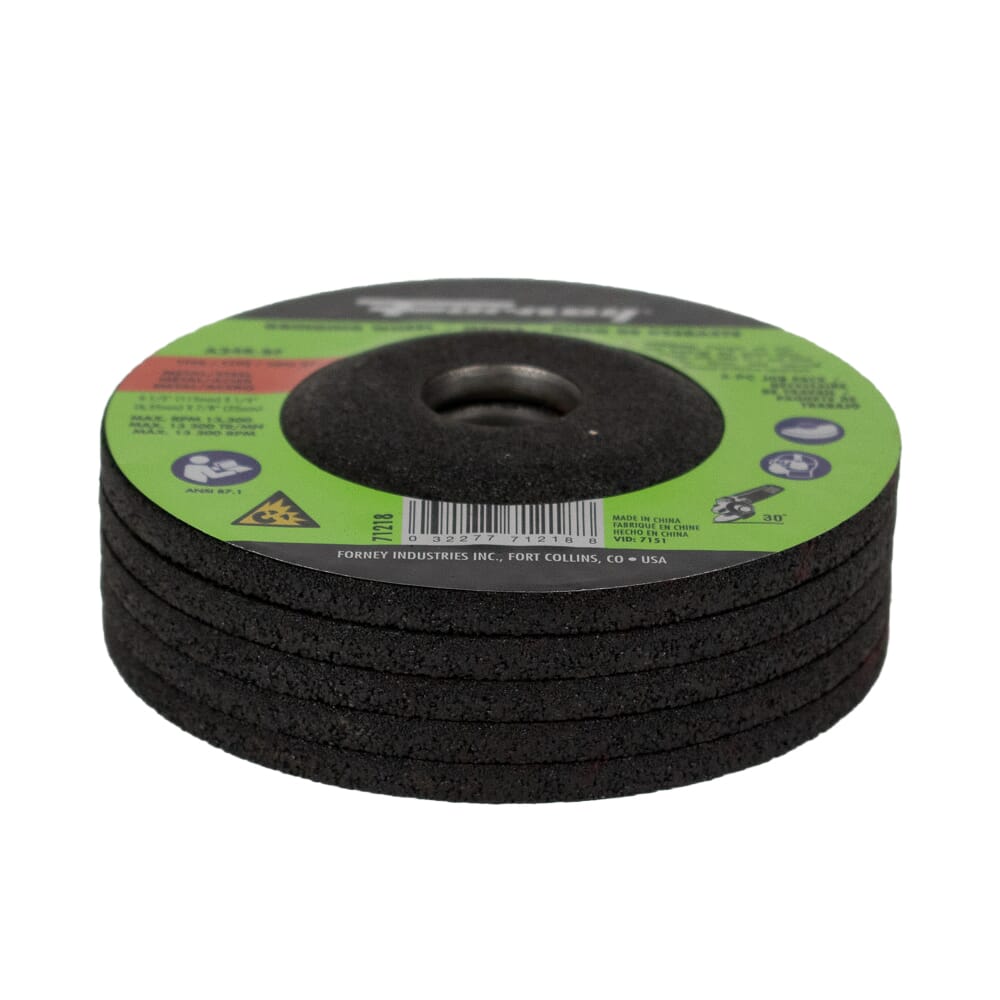 5-Pack of Forney®  71877 (4-1/2 in Metal Grinding Wheel)