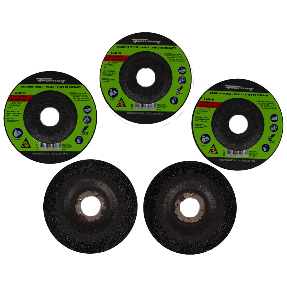 5-Pack of Forney®  71877 (4-1/2 in Metal Grinding Wheel)