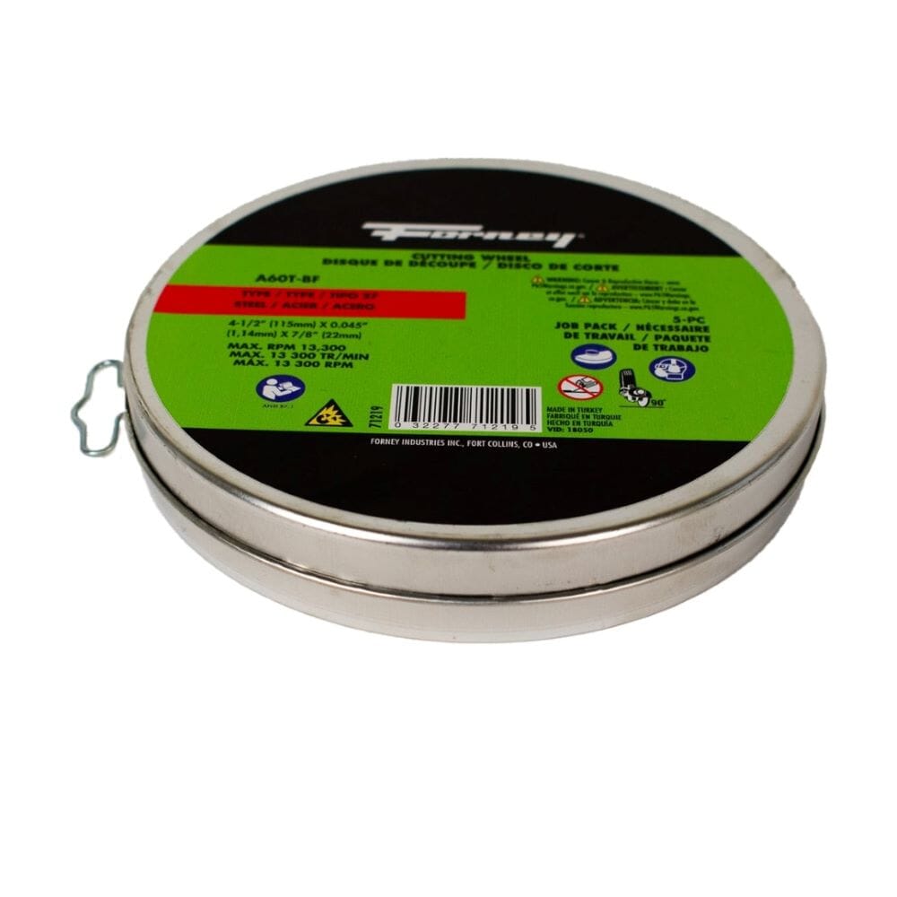 5-Pack of Forney®  71793 (4-1/2 in Metal Cut-Off Wheel)