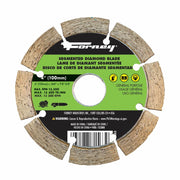Diamond Cut-Off Blade, Segmented, 4 in
