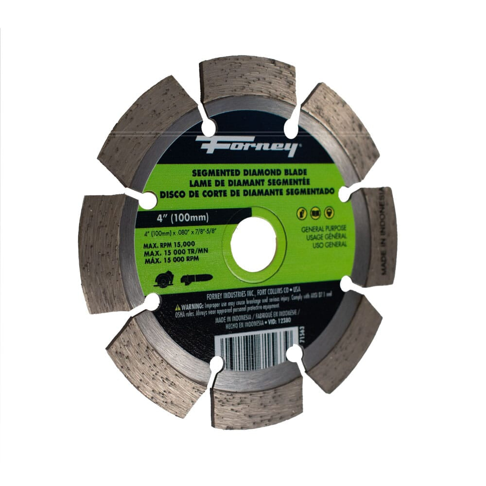 Diamond Cut-Off Blade, Segmented, 4 in